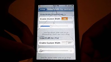 review of slide width