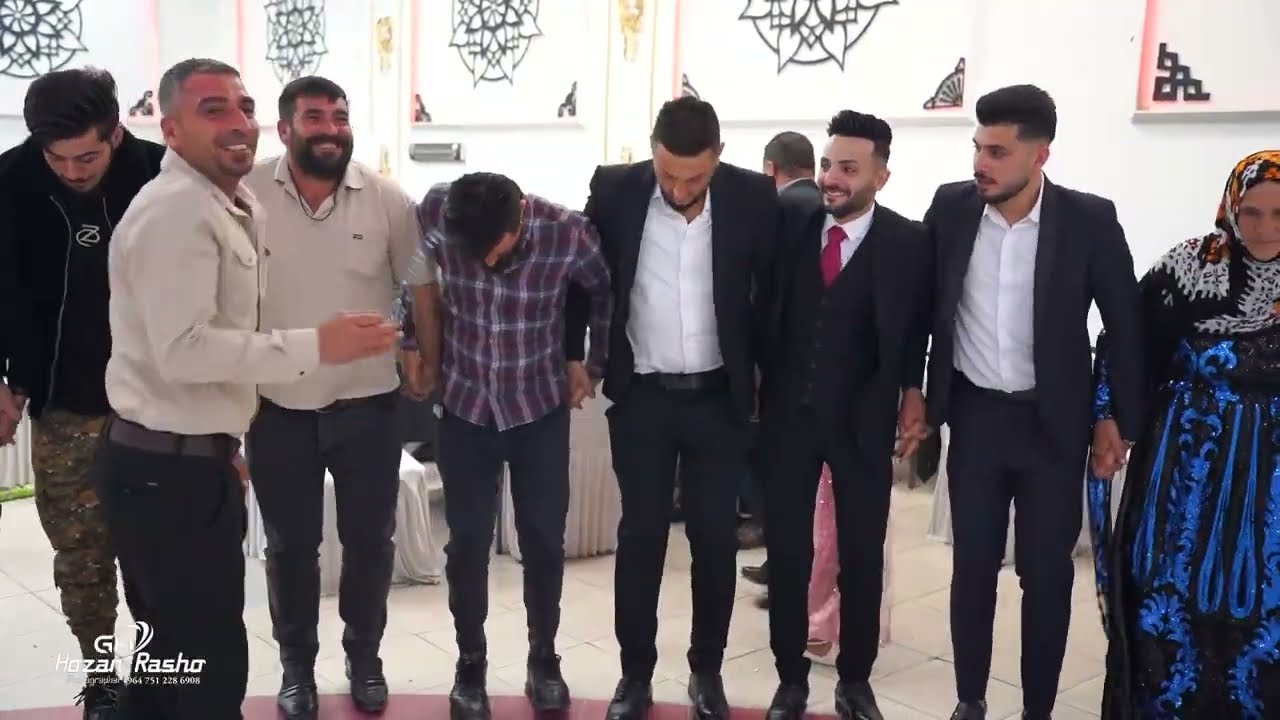 رقص كردي الفنان هيثم بولي  عرس يوسف سينو GRUOB HOZAN RASHO 07512286908