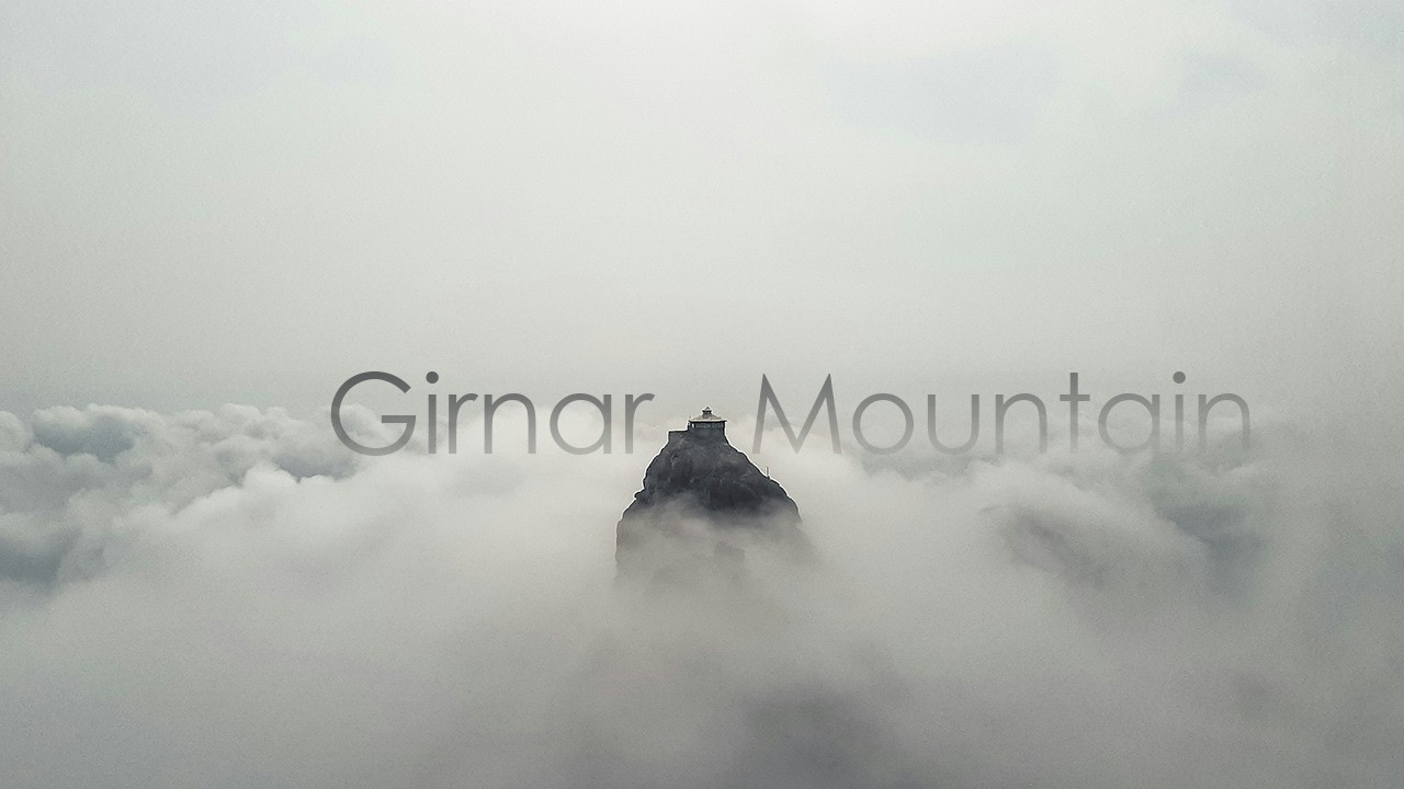 "Mount Girnar: A Sanctuary of Devotion, Strength, and Serenity."