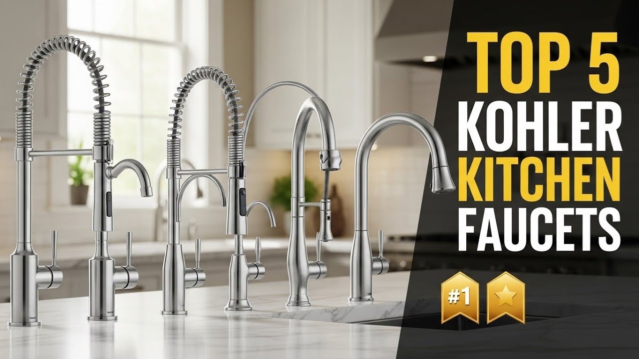 Топ-5 лучших кухонных смесителей Kohler в 2026 году | Обзоры и руководство по покупке!