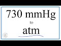 Converting Millimeters of Mercury