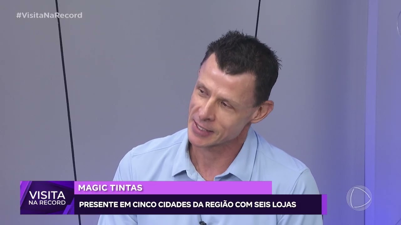 Visita na Record -   Magic Tintas: Daniel Garbelini (1° Bloco - 18/01/2026)