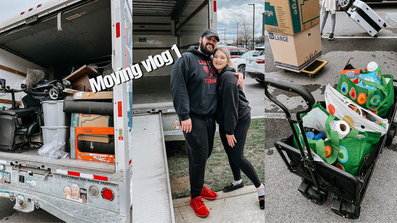 MOVING VLOG 1 | EMPTY APARTMENT TOUR, TARGET HAUL, MOVING DAY - YouTube