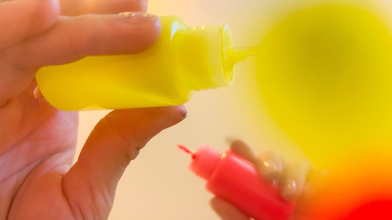 ASMR face painting 💚 actual camera touching, no talking, lofi