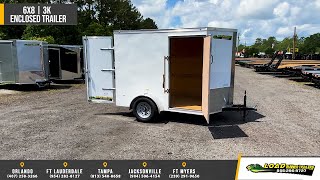 6x8  ENCLOSED Trailer offered by Load Runner Trailers
