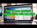 How to open Multiple website links with one click | কিভাবে এক ক্লিকে একাধিক ওয়েবসাইট লিঙ্ক খুলবেন |