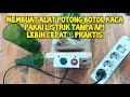 Cara membuat alat pemotong botol kaca dengan mudah memakai listrik