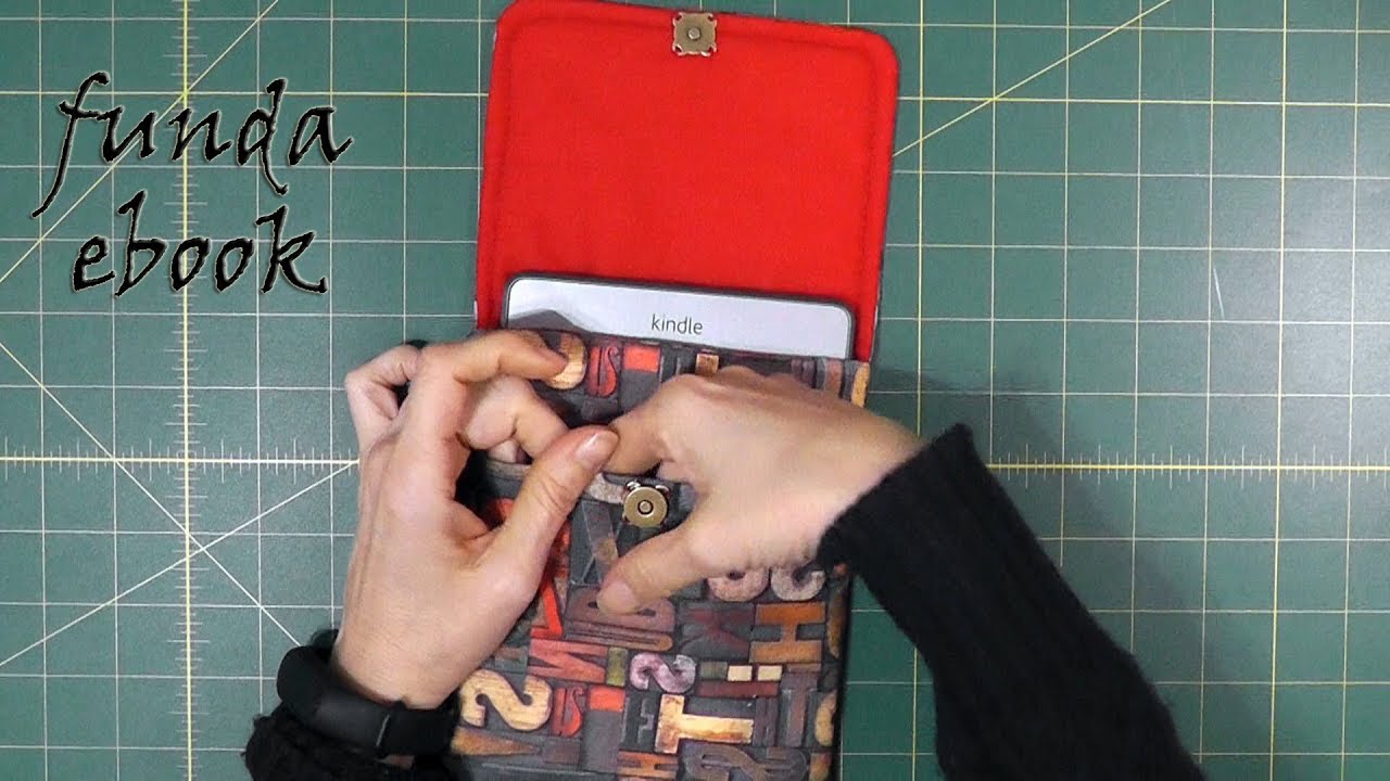 Cómo hacer una funda de EBOOK con bolsillo