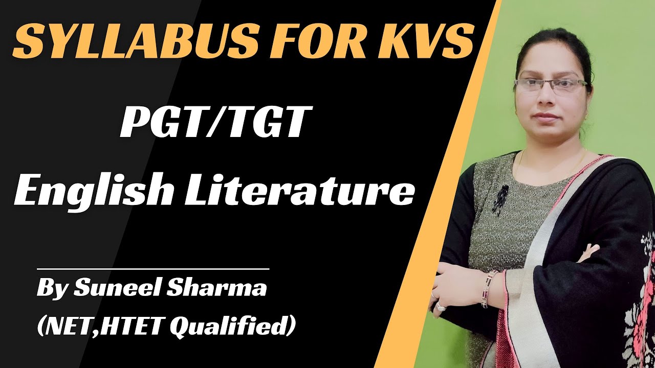 SYLLABUS FOR KVS PGT/TGT English Post And Exam Pattern