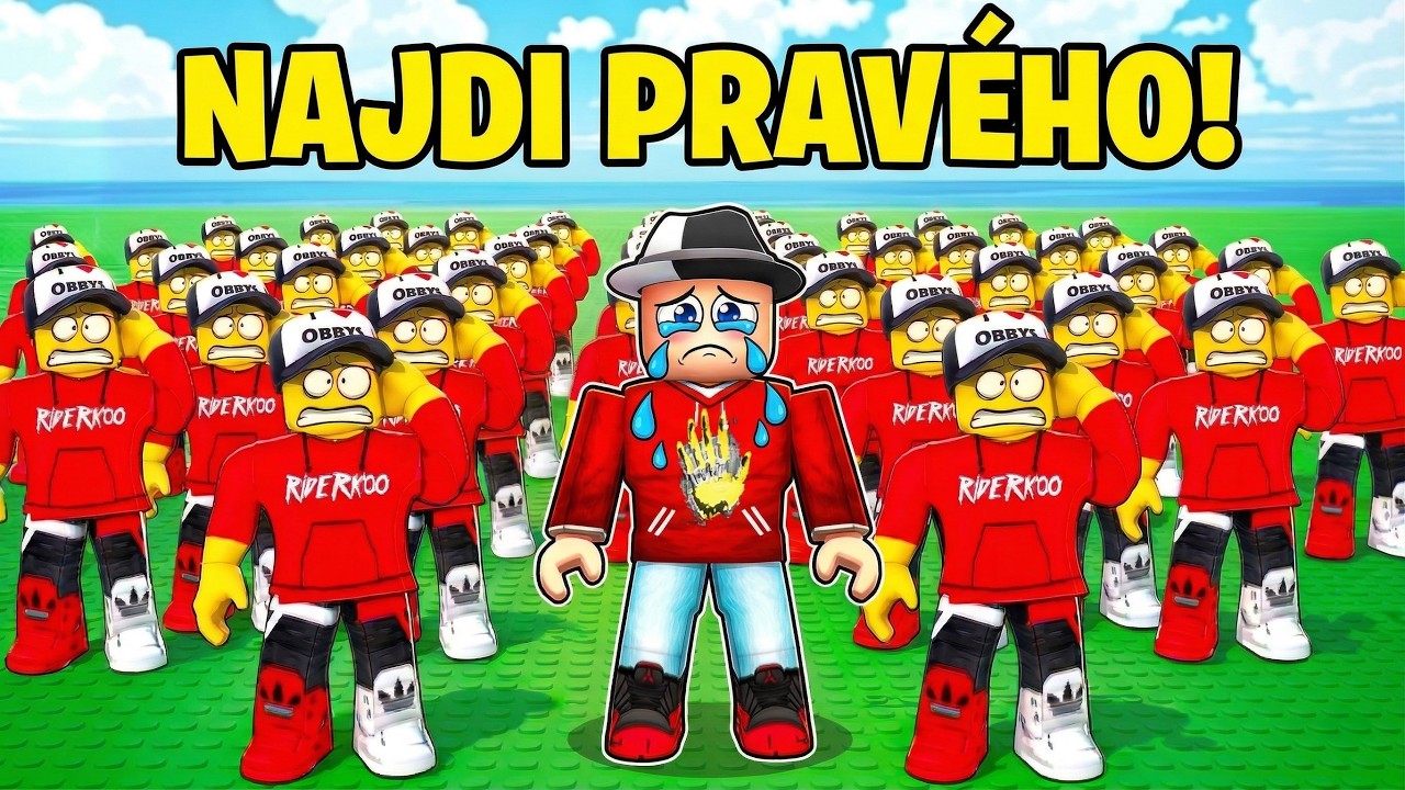Kdo je ten pravý Rider z Robloxu?! Guess the clone