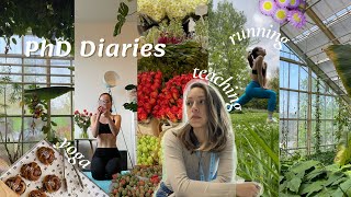 PhD vlog | Amsterdam, Utrecht, Leiden, botanical gardens, flowers, work-out and recent discoveries