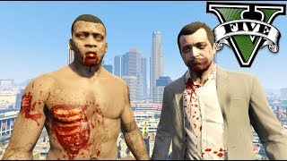 ЗОМБИ ФРАНКЛИН ВСТРЕТИЛ ЗОМБИ МАЙКЛА! ЗОМБИ АПОКАЛИПСИС в GTA 5! День 13 ЗОМБИ ФРАНКЛИН ВСТРЕТИЛ ЗОМБИ МАЙКЛА! ЗОМБИ АПОКАЛИПСИС в GTA 5! День 13