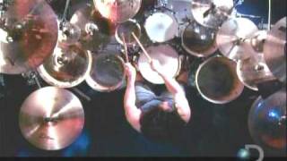 Effect of a drumset in slow motion