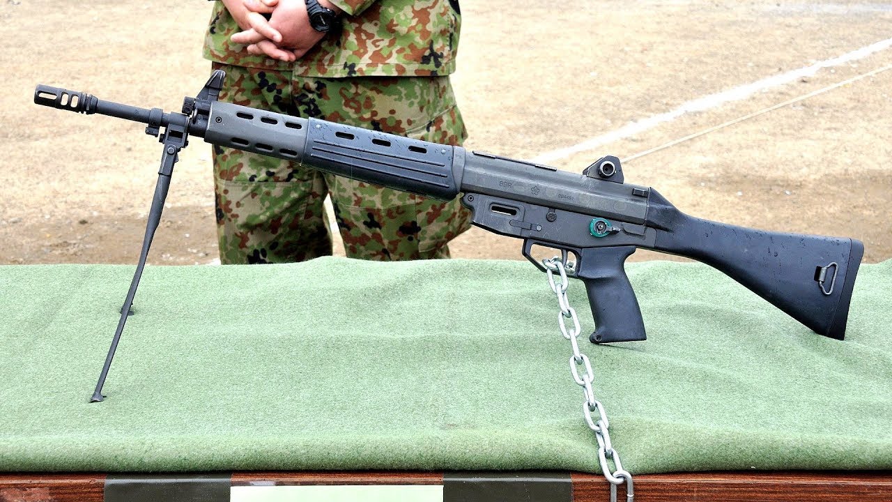 自衛隊　訓練用　小銃 擬製銃 自衛隊 訓練用 89式小銃型ラバー製模擬銃 : PKウェーブ