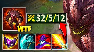 The Absolute BEST Malphite game you will ever witness (32 KILLS, MASSIVE ONE SHOTS)