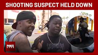 Customers speak about stopping shooting suspect in deadly Las Vegas grocery store shooting