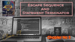 Escape Sequence and Statement Terminator | Chapter 3 | Computer 10 Class Sindh Board