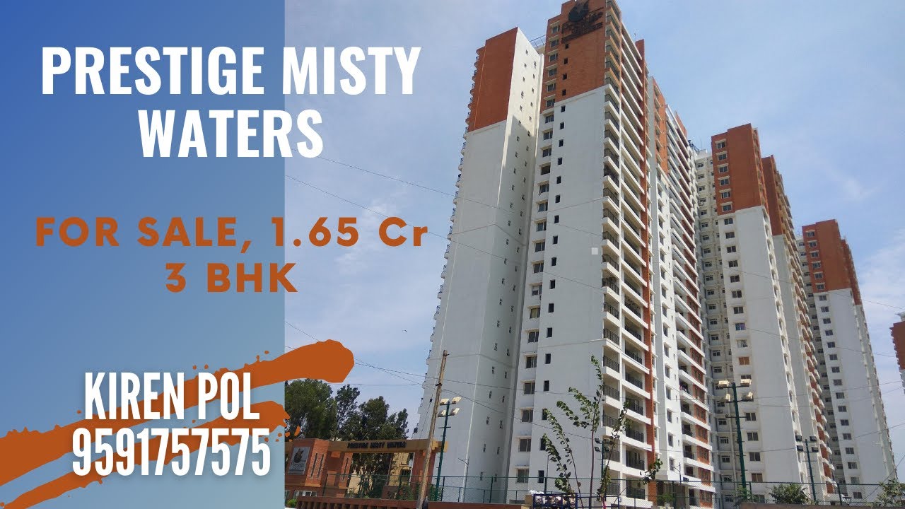 PRESTIGE MISTY WATERS FLAT FOR SALE - 3 BHK - HEBBAL - BANGALORE 