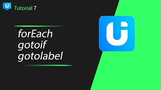 Ui Vision Tutorial | forEach | gotoif | gotolabel | mouseOver | locaStorageExpor