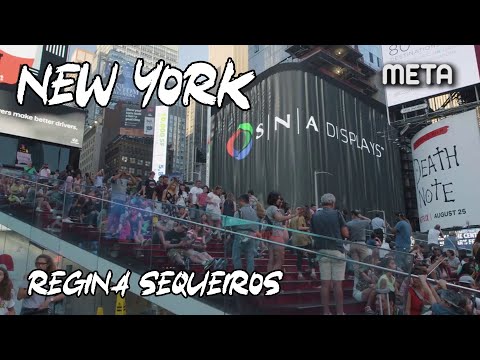 Regina Sequeiros - SANSI North America -Times Square, New York City (Primera Parte)