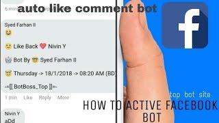 How to activate Facebook bot auto like auto comment 2018||How to make free bot|auto like comment