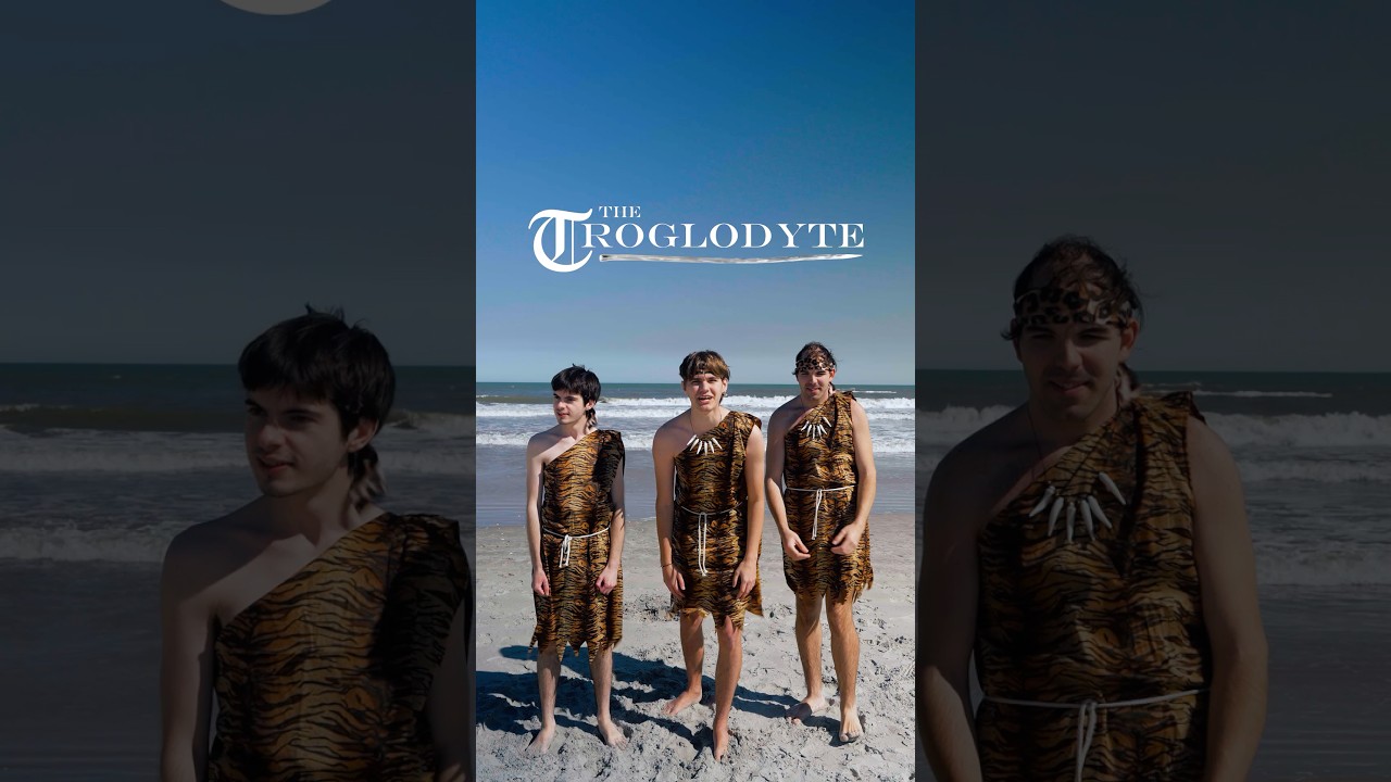 TROGLODYTES jump into freezing ocean! #filmmaking #funny #beach