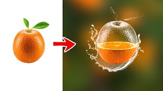 Transparent Orange Manipulation | How to Create a Transparent Effect in Photoshop