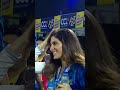 Elnaaz Norouzi cheering Mumbai team from the dugout | CCL 2023 | #ytshorts