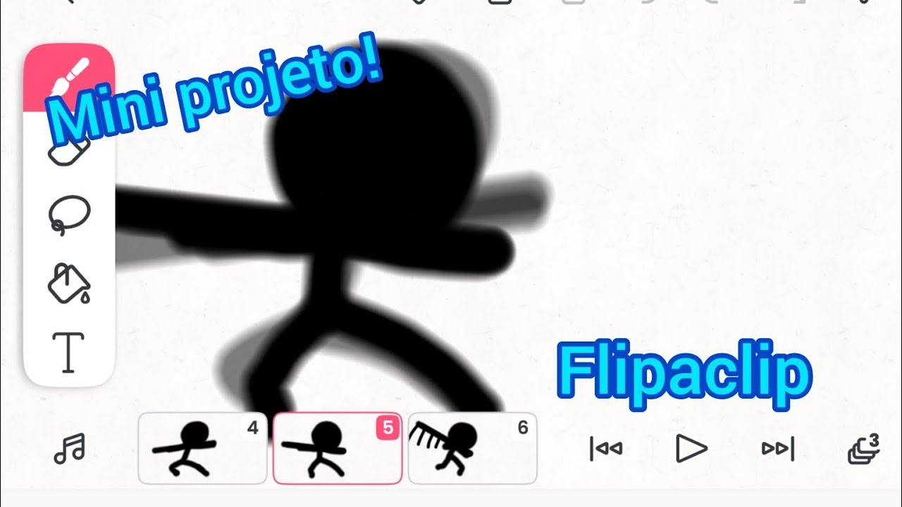 MINI PROJETO DE UMA ANIMAÇÃO #flipaclip #animation #animação #projeto ...