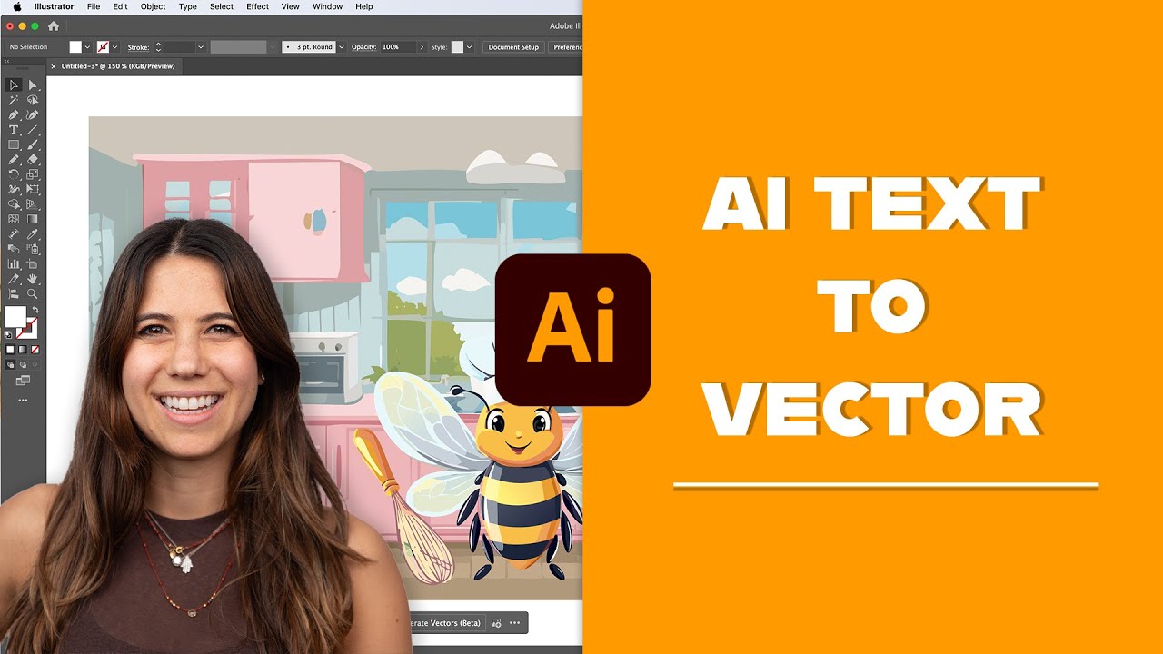 AI Text to Vector in Adobe Illustrator – Create a Story Scene (2025 ...