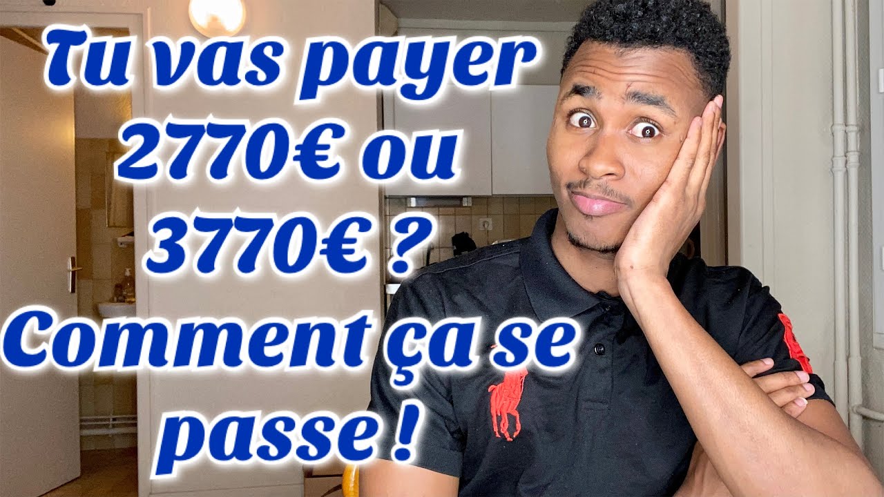 Tu vas payer 2770€ ou 3770€ ? Exonération partielle