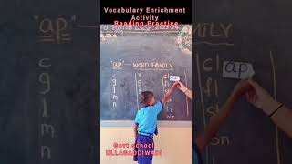 ap' word family / vocabulary Enrichment Activity/ Reading skill development #joyfullearning