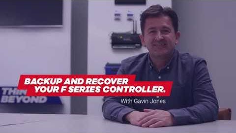 EasyIO Techvideo: Backup and recover your F series controller.