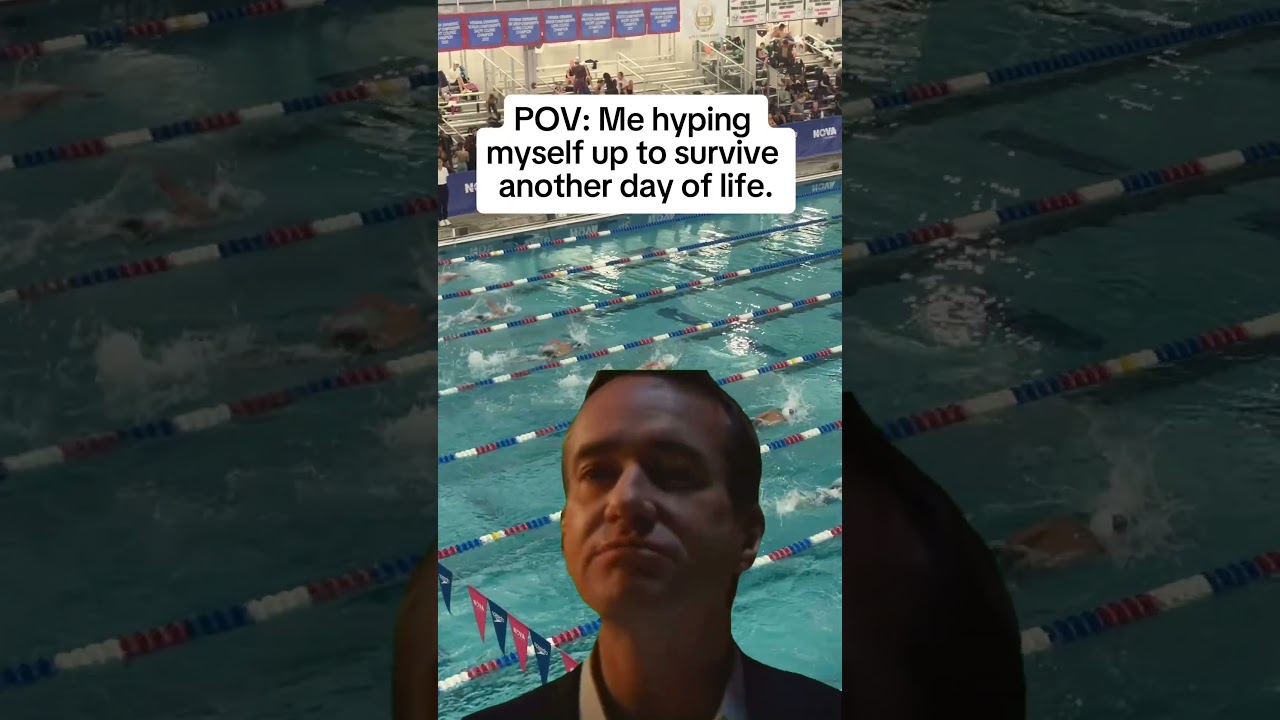A Swim Mom’s Daily Pregame Speech 😂 #swimmom #momlife #youthsports #swimming