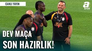 CANLI YAYIN | Galatasaray Sporting Maçı Öncesi Son Antrenmanını Gerçekleştirdi!