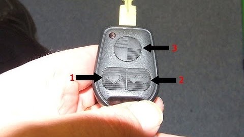 BMW e36 Key Fob Programming