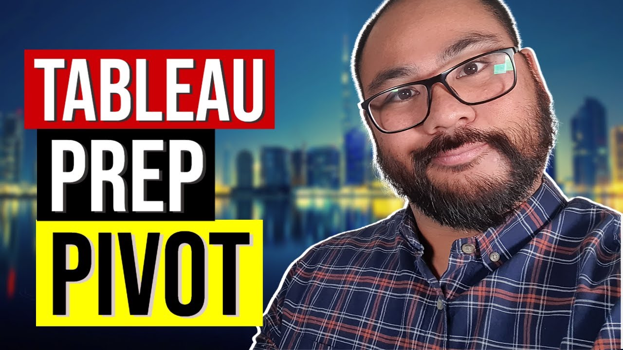 How to use the Pivot Function in Tableau Prep - Conversion from Rows to Columns