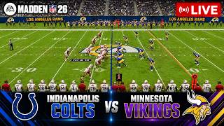 Information 🔴 LIVE Indianapolis Colts vs Minnesota Vikings | NFL 2026 Gameplay Simulation News