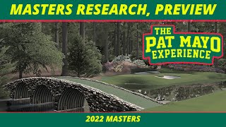 2022 Masters Picks, Research, Preview, Stats  | 2022 DFS Golf Picks