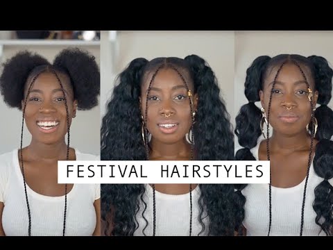 39 Festival Hairstyles For 2019  Easy  Fun Festival Hair Trends