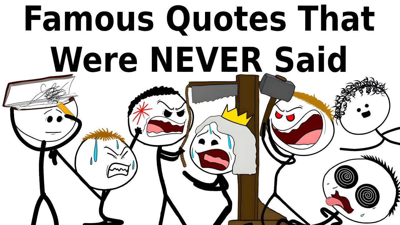 Знаменитые цитаты, которые все используют, но которые на самом деле никогда не были сказаны