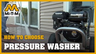 How To Choose A Pressure Washer