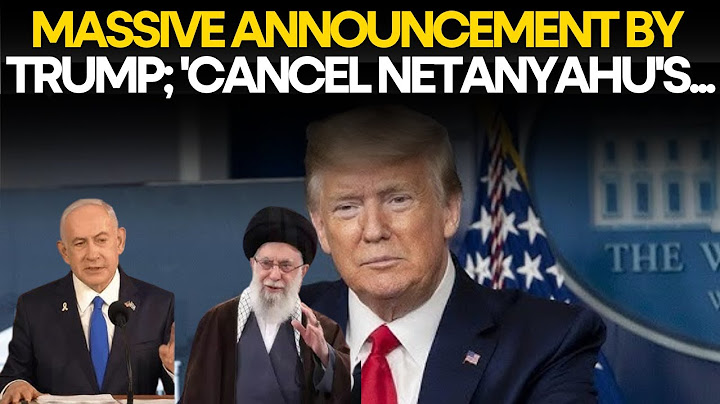 Trump LIVE: ‘Cancel Netanyahu’s…’: HUGE Announcement By US President Amid Iran ‘Setback’ | US NEWS