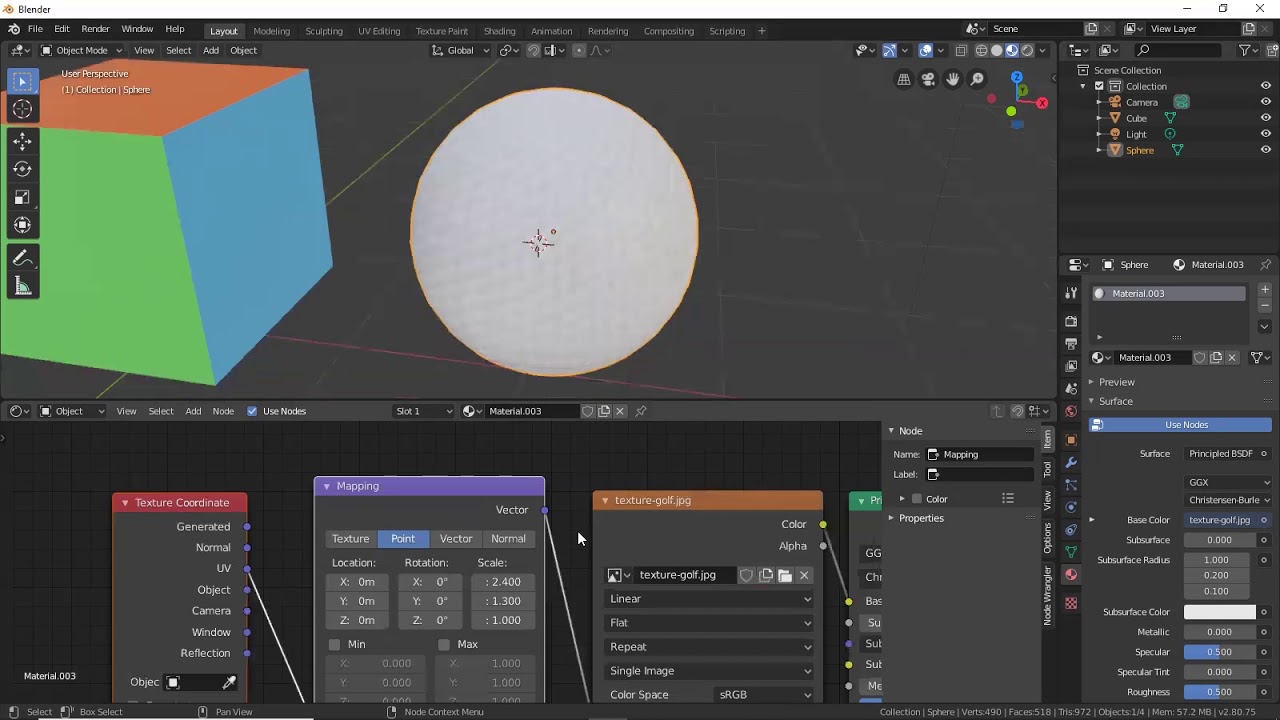 Menambahkan Texture dan Material 3D Blender 2.8 Part #1 - YouTube