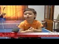 أصغر لاعب تنس طاولة فلسطيني لم يتجاوز   سنوات نجومي