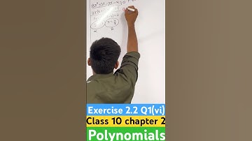 🔥Ex -2.2 Q1(vi) chapter 2 polynomials class 10 maths #shorts #ncert #ncertsolutions #polynomials