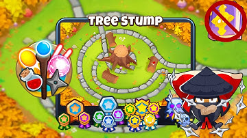 Tree Stump [Magic Monkeys Only] Guide | No Monkey Knowledge | BTD 6 (2023 Updated) 4K