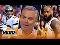 LeBron James or Tom Brady? Colin Cowherd decides who has more left in the tank | THE HERD