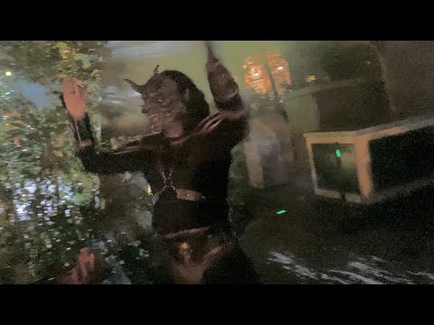 【USJ】黒髪仮面部族のシャリラーダンス！【ハロウィンホラーナイト・ゾンビデダンス2023】