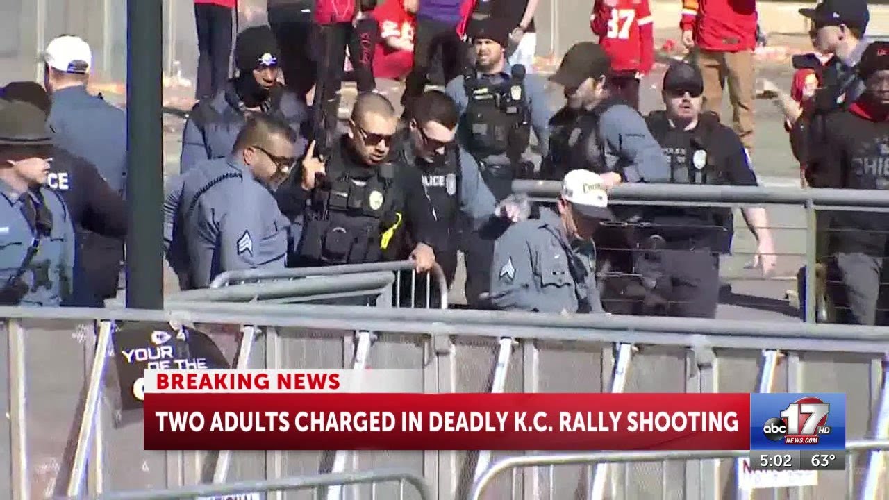 Two adults charged in deadly shooting at Kansas City Super Bowl ...
